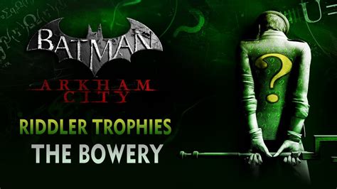 the bowery riddler trophy